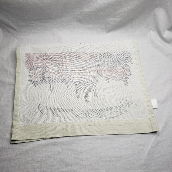 Two Colonial Williamsburg XL Tea Towels Wall Hanger Dowel - Picture 10 of 12